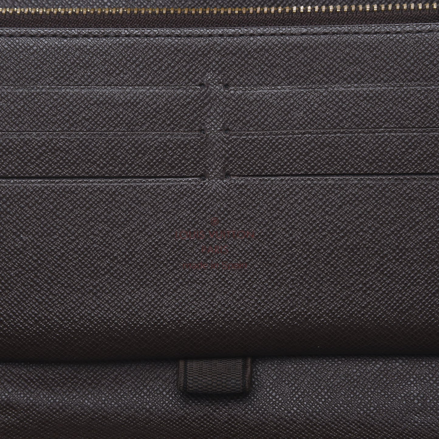 Damier Ebene Zippy Organizer Wallet