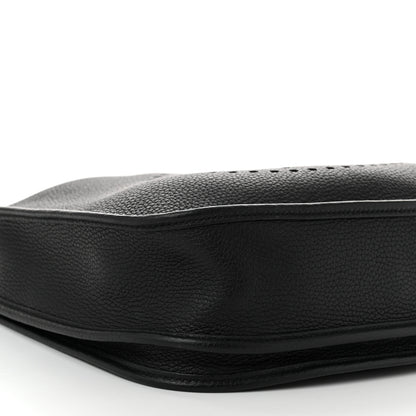 Hermes Taurillon Clemence Evelyne III PM  Black 9 of 10