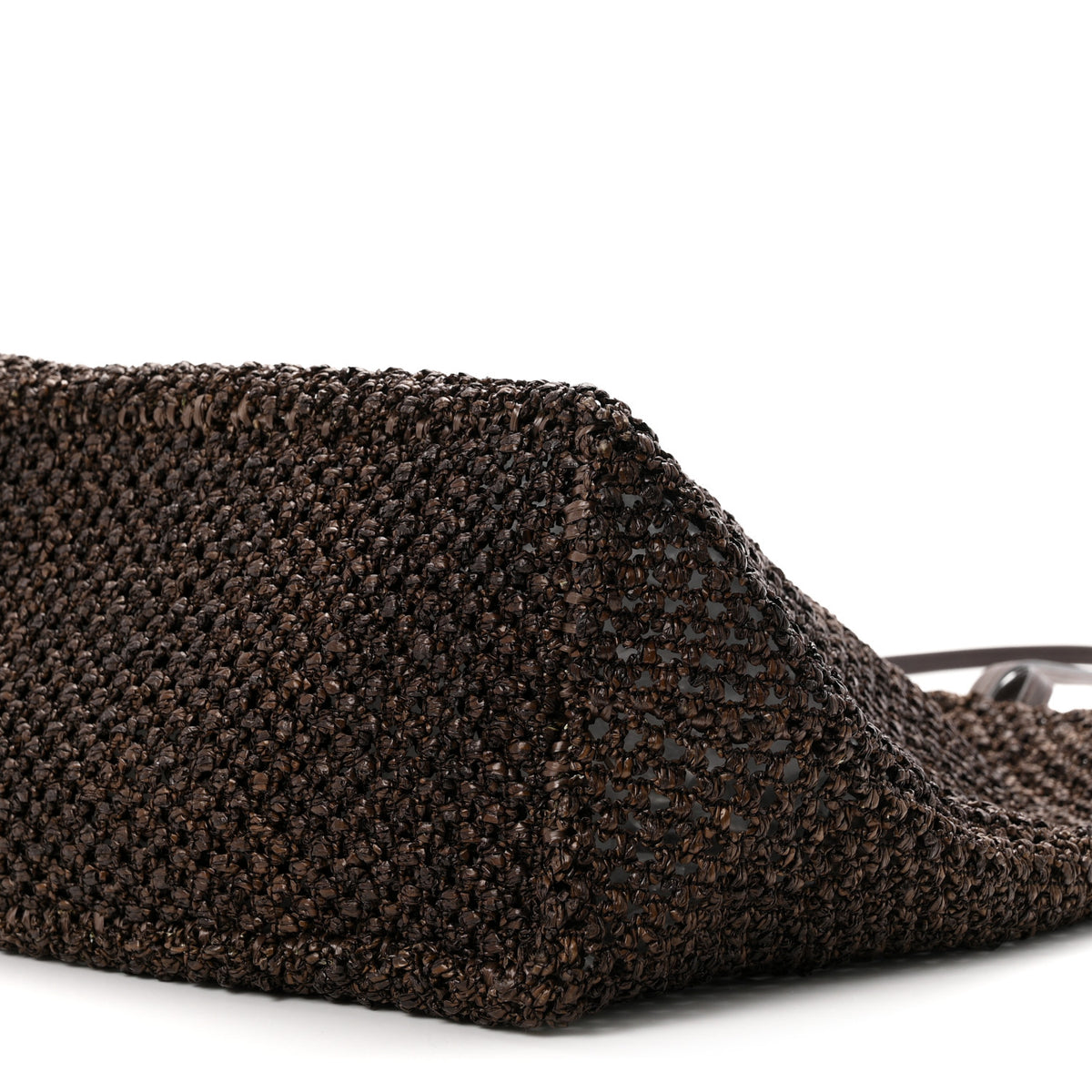 The Row Raffia Barn Tote  Dark Brown 10 of 10