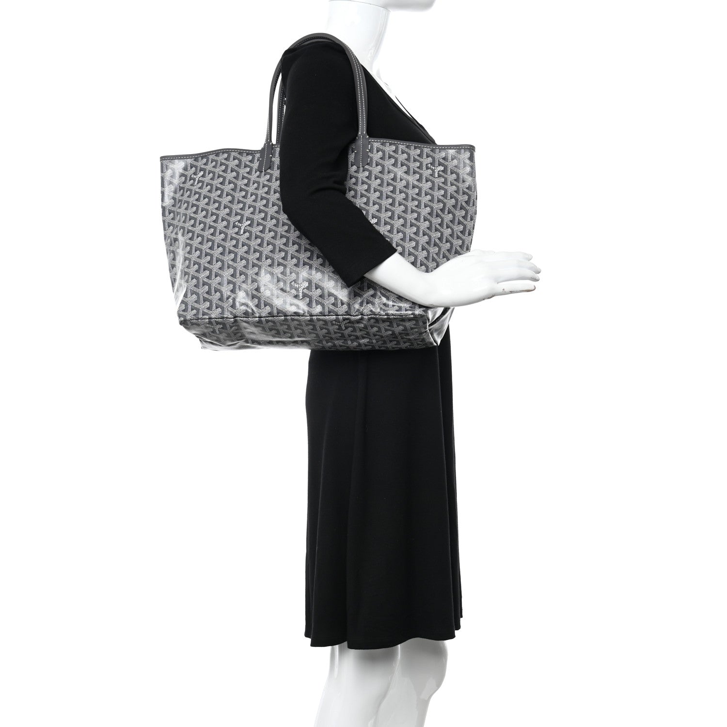 Goyard Goyardine Saint Louis PM Grey 2 of 13