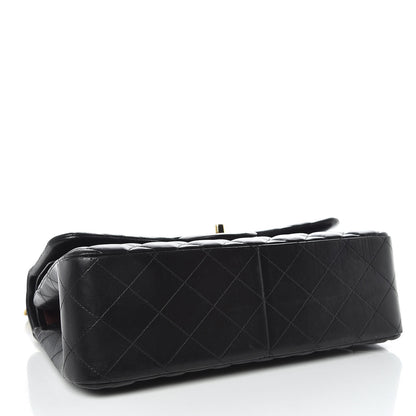 Chanel Lambskin Quilted Jumbo Double Flap Black 5 of 17
