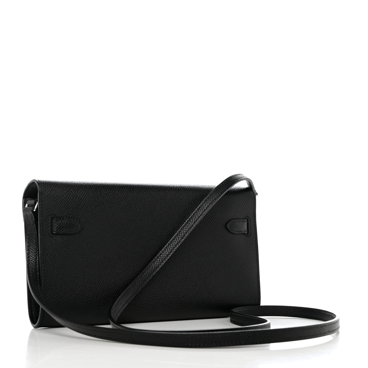 Hermes Epsom Kelly Wallet To Go Black 3 of 9