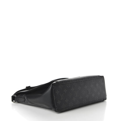 Louis Vuitton Monogram Eclipse Explorer MM Black 4 of 9