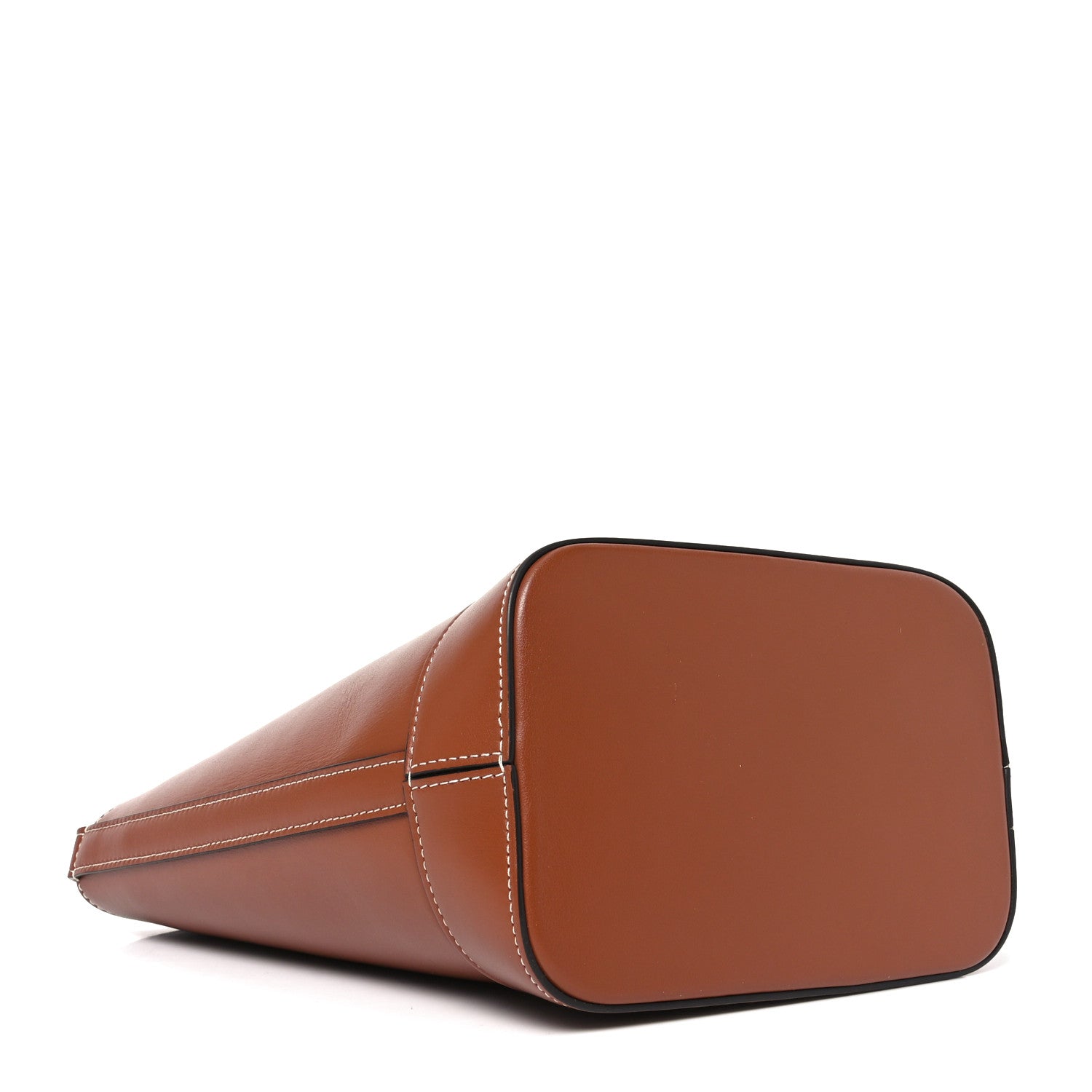 Celine Smooth Calfskin Small Cuir Triomphe Bucket Bag Tan 4 of 11