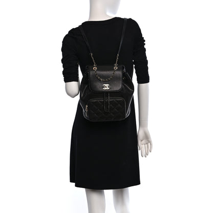 Chanel Caviar Quilted Business Affinity Backpack Black 2 of 10