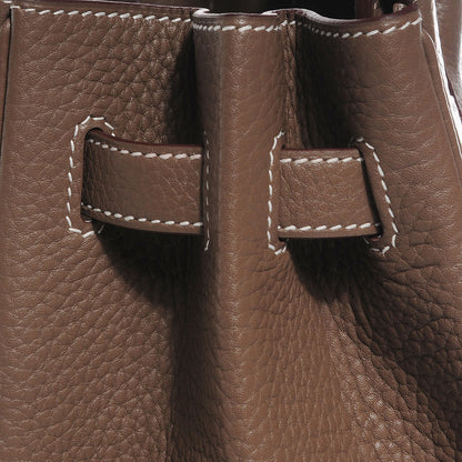 Hermes Taurillon Clemence Birkin 35 Etoupe 9 of 22