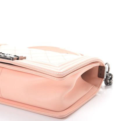 Chanel Lambskin Quilted Medium Boy Flap Light Pink 9 of 10