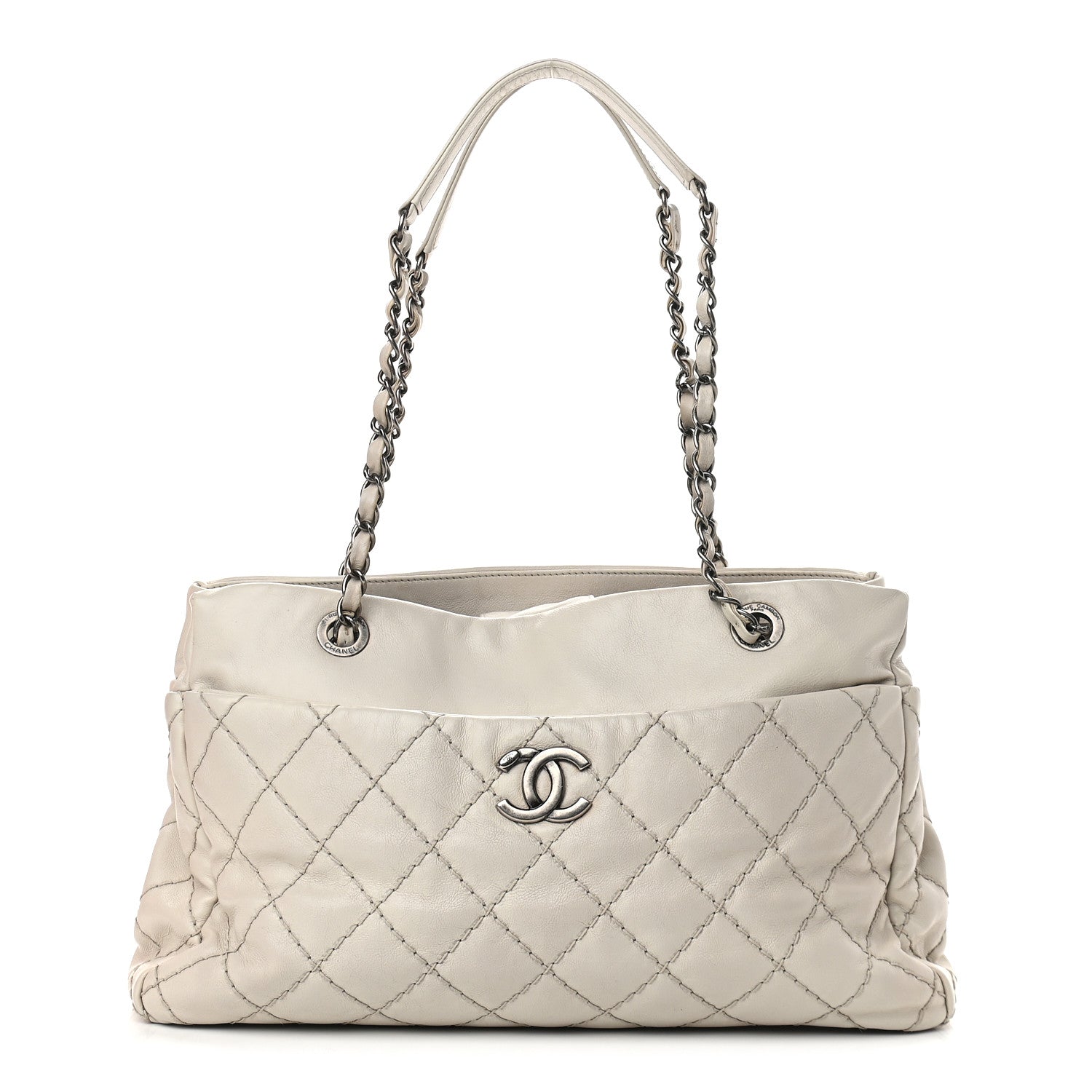 Chanel Calfskin Medium Stitch It Tote Beige 1 of 11