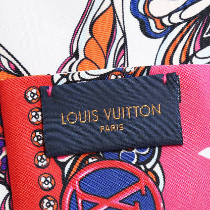 Louis Vuitton Silk Monogram World Of Love Bandeau White 5 of 5