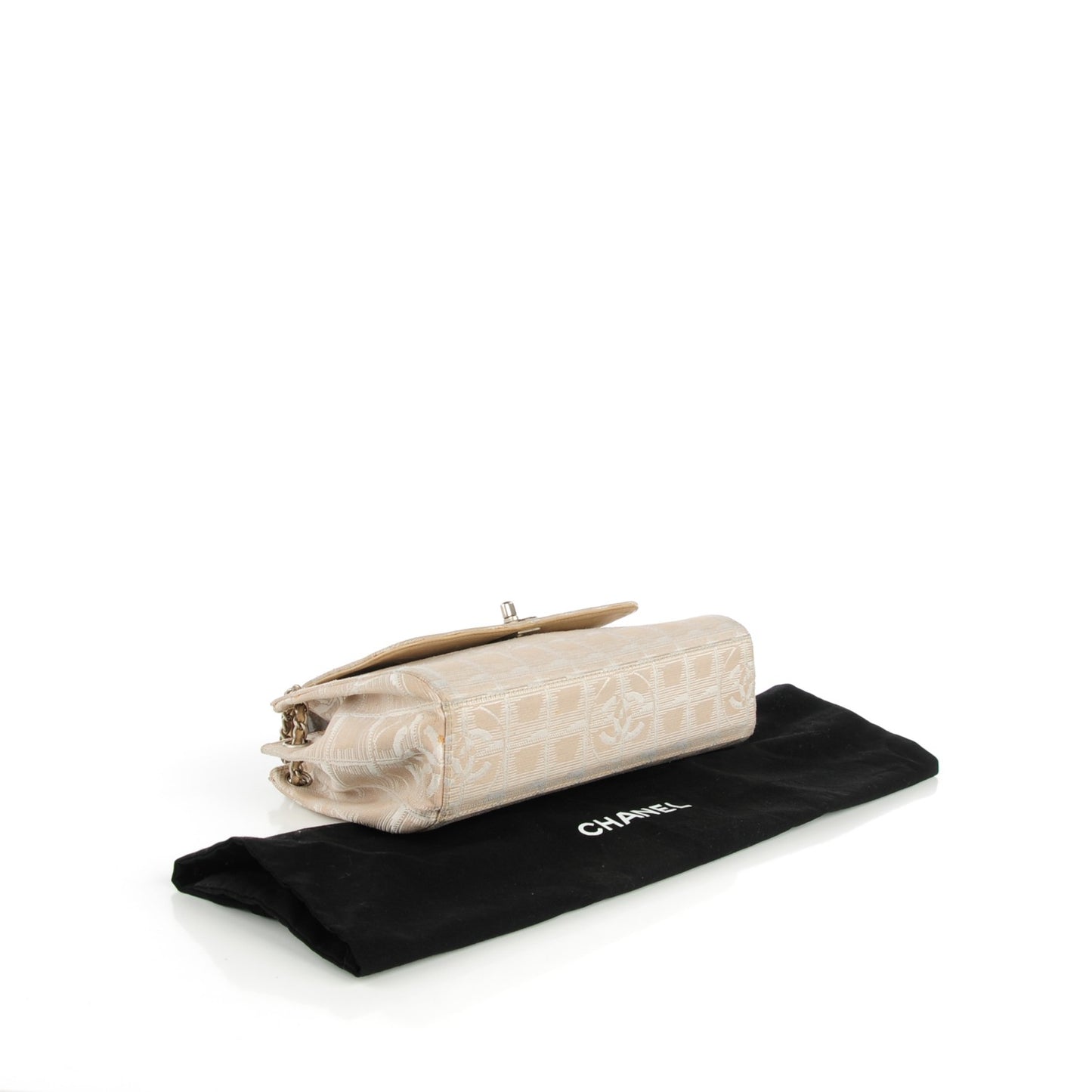 Nylon Travel Accordion Flap Beige