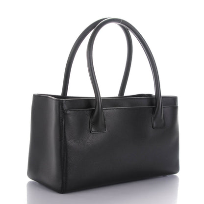 Chanel Calfskin Small Cerf Shopper Tote Black 3 of 8