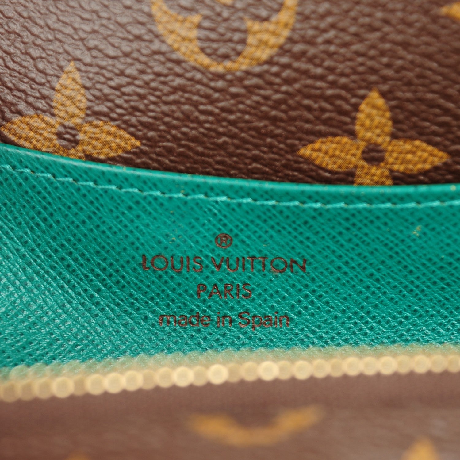 Louis Vuitton Monogram Emilie Wallet Vert 7 of 9