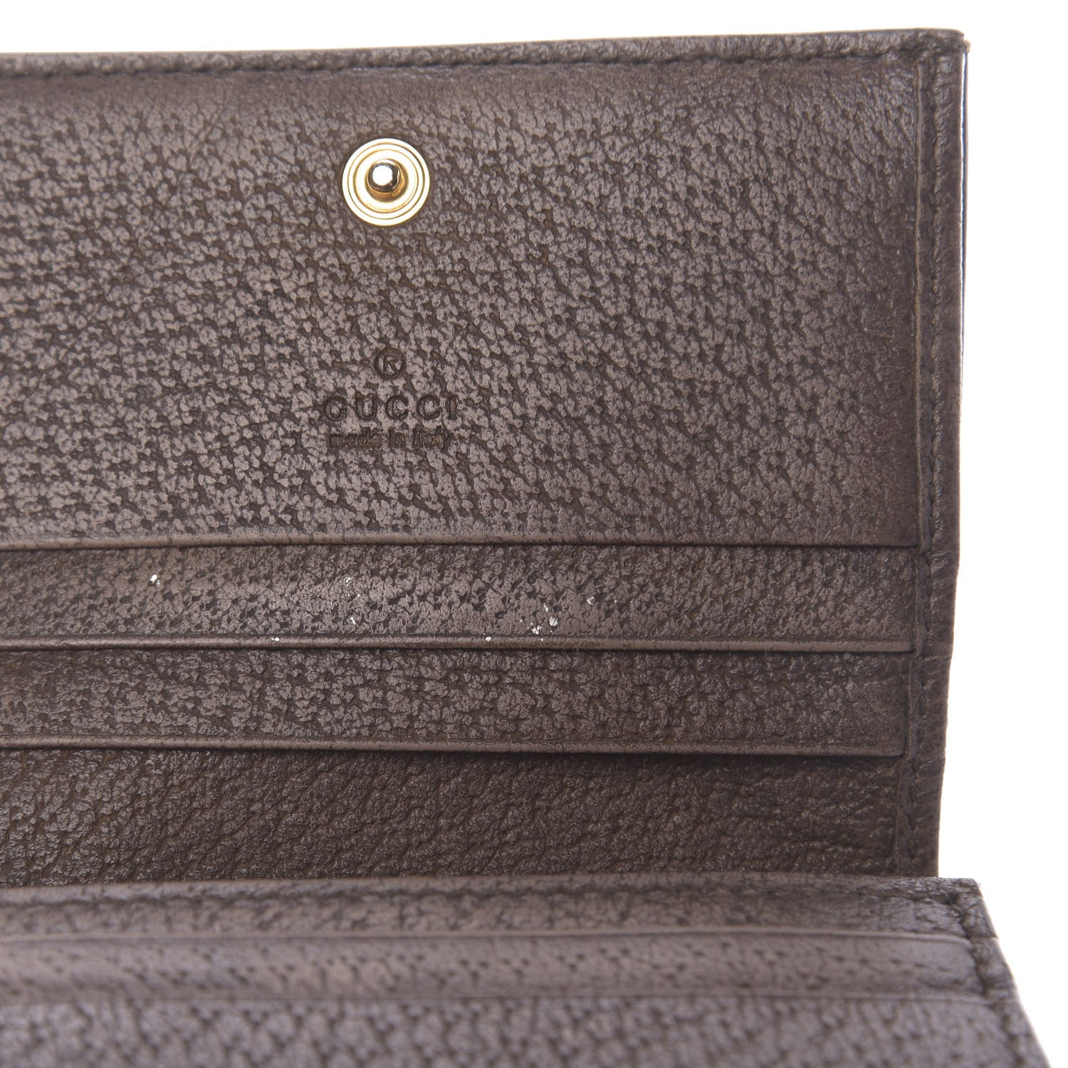 Gucci GG Supreme Monogram Web Ophidia Card Case Beige New Acero 9 of 9