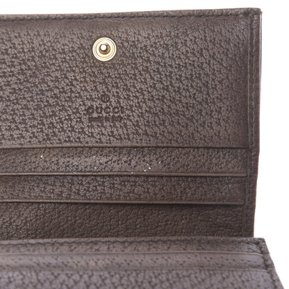 Gucci GG Supreme Monogram Web Ophidia Card Case Beige New Acero 9 of 9