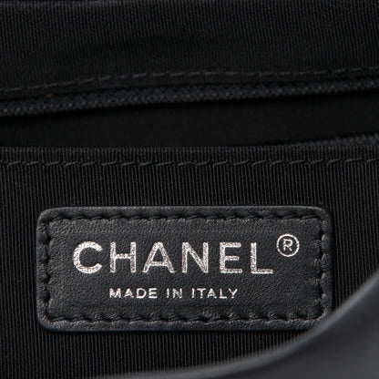 Chanel Calfskin Chevron Quilted Large Urban Spirit Backpack Black 7 of 9