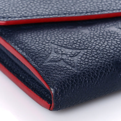 Louis Vuitton Empreinte Sarah Wallet NM Marine Rouge 7 of 10