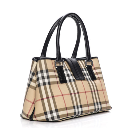 Burberry House Check Buckle Tote Black 9 of 12