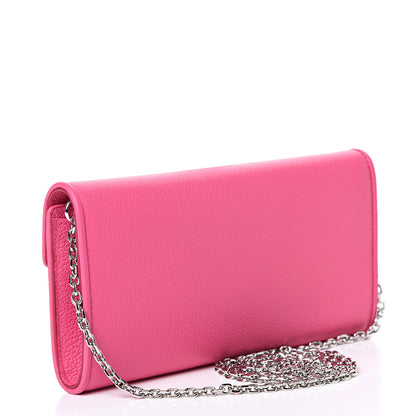 MCM Calfskin Large Patricia Wallet On Chain Pink 2 of 9