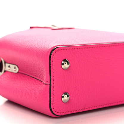 Louis Vuitton Taurillon Crocodile Capucines Mini Rose Pondichery 9 of 10