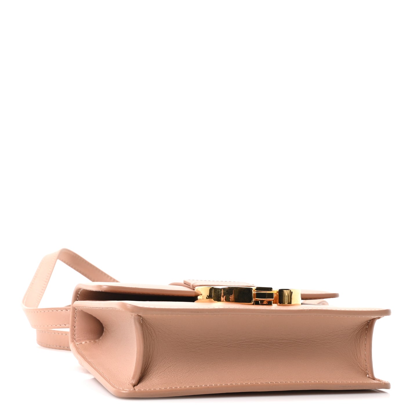Smooth Calfskin Micro 30 Montaigne Flap Bag Rose Des Vents