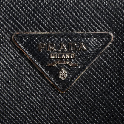 Prada Saffiano Cuir Twin Tote Nero Black 6 of 10