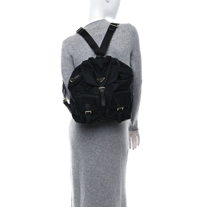 Prada Re-Nylon Saffiano Medium Backpack Black 2 of 11