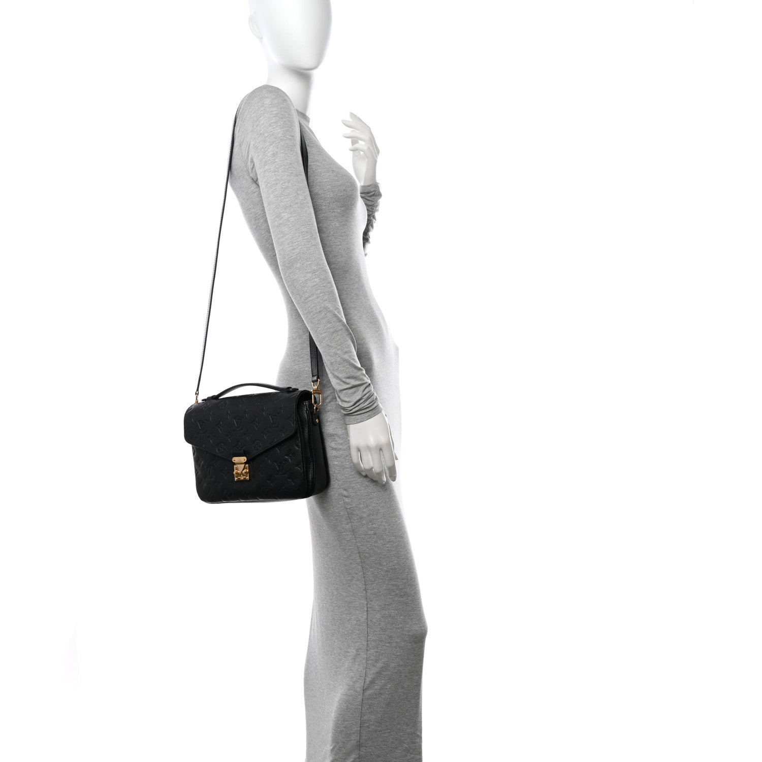 Louis Vuitton Empreinte Pochette Metis Black 2 of 12