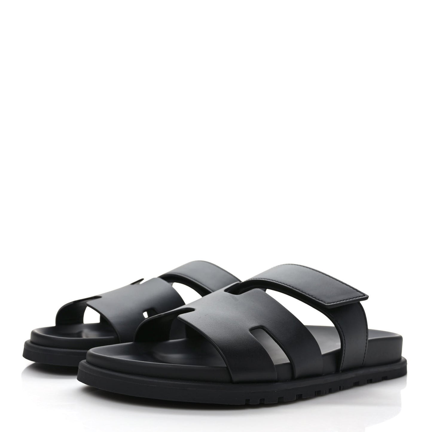 Calfskin Mens Chypre Sandals 42 Black