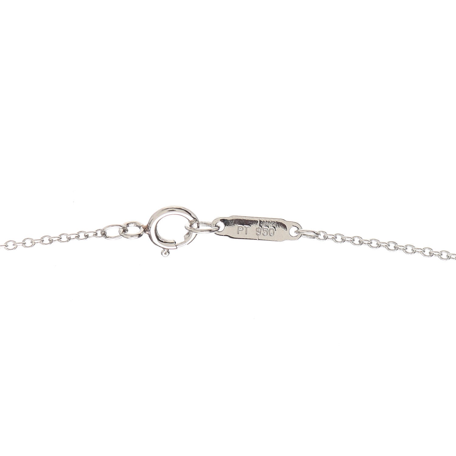 Tiffany Platinum Diamond Pink Tourmaline Soleste Pendant Necklace 4 of 6