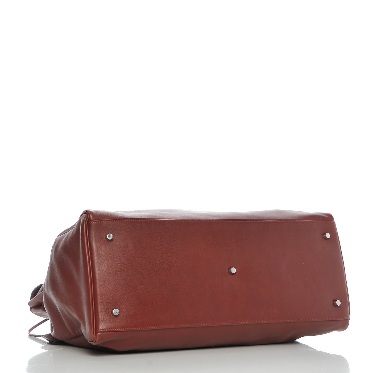 Hermes Veau Sikkim Kelly Relax 50 Rouge H 4 of 31