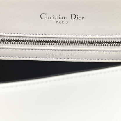 Christian Dior Patent Micro-Cannage Small Diorama Flap Bag White 7 of 16