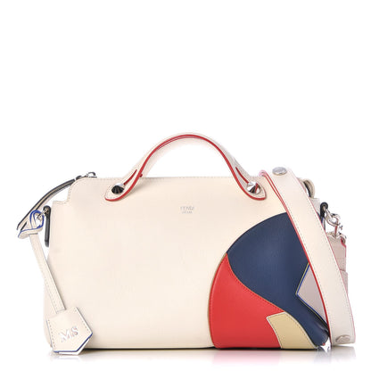 Fendi Vitello Dolce Marquetry Medium By The Way Boston Bag White Multicolor 1 of 11