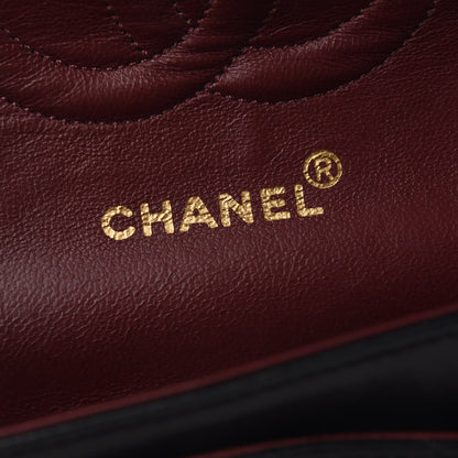 Chanel Lambskin Quilted Medium Double Flap Black 6 of 11
