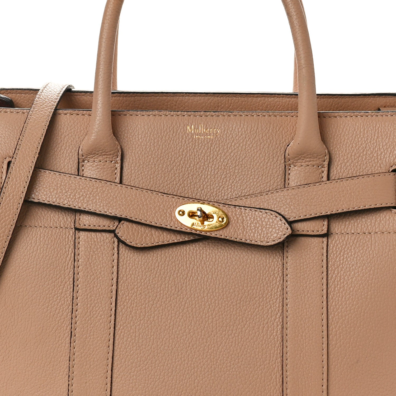 Mulberry Small Classic Grain Zipped Bayswater Rosewater 7 of 15