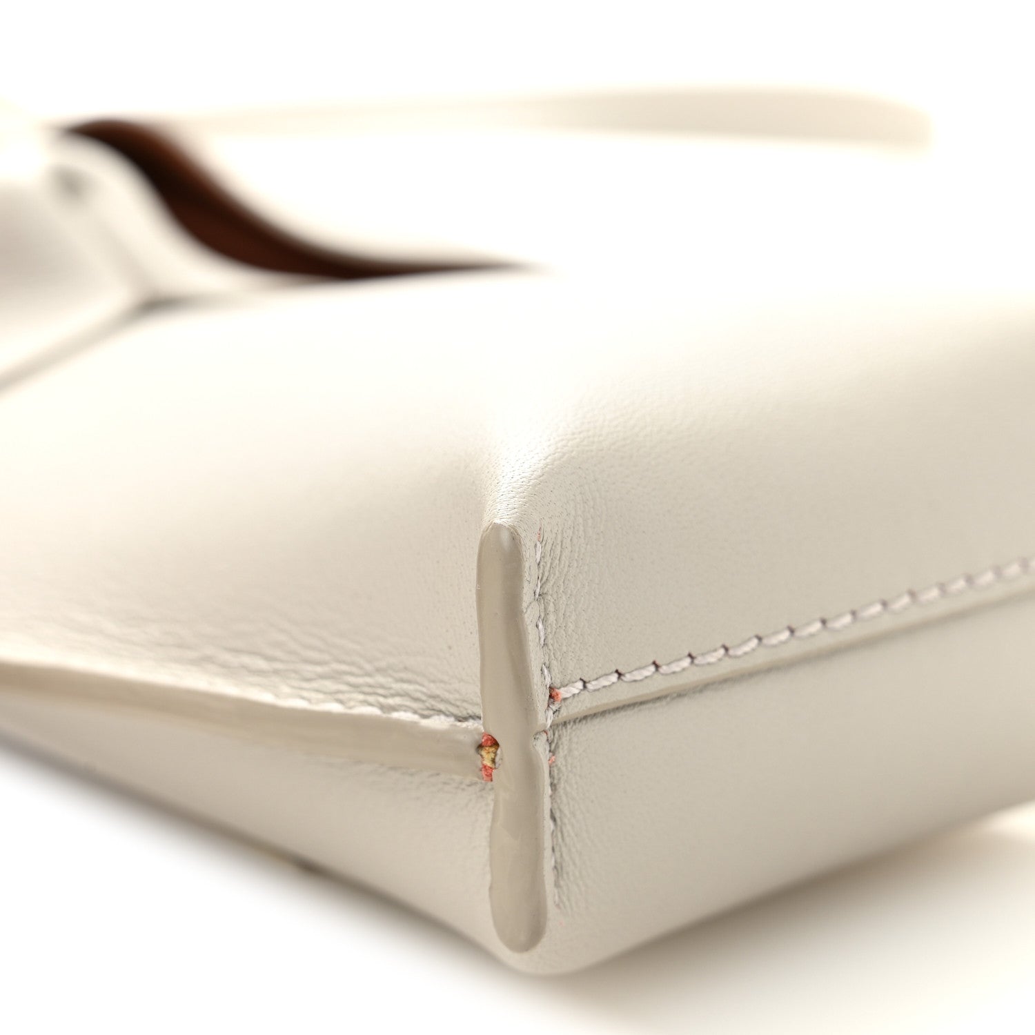 Loewe Calfskin Bunny Pouch Crossbody Bag Ghost 9 of 10