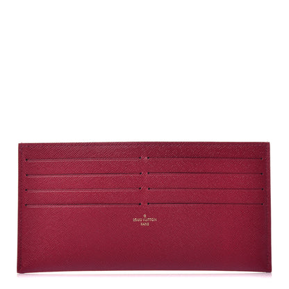 Louis Vuitton Calfskin Felicie Card Holder Insert Fuchsia 1 of 6
