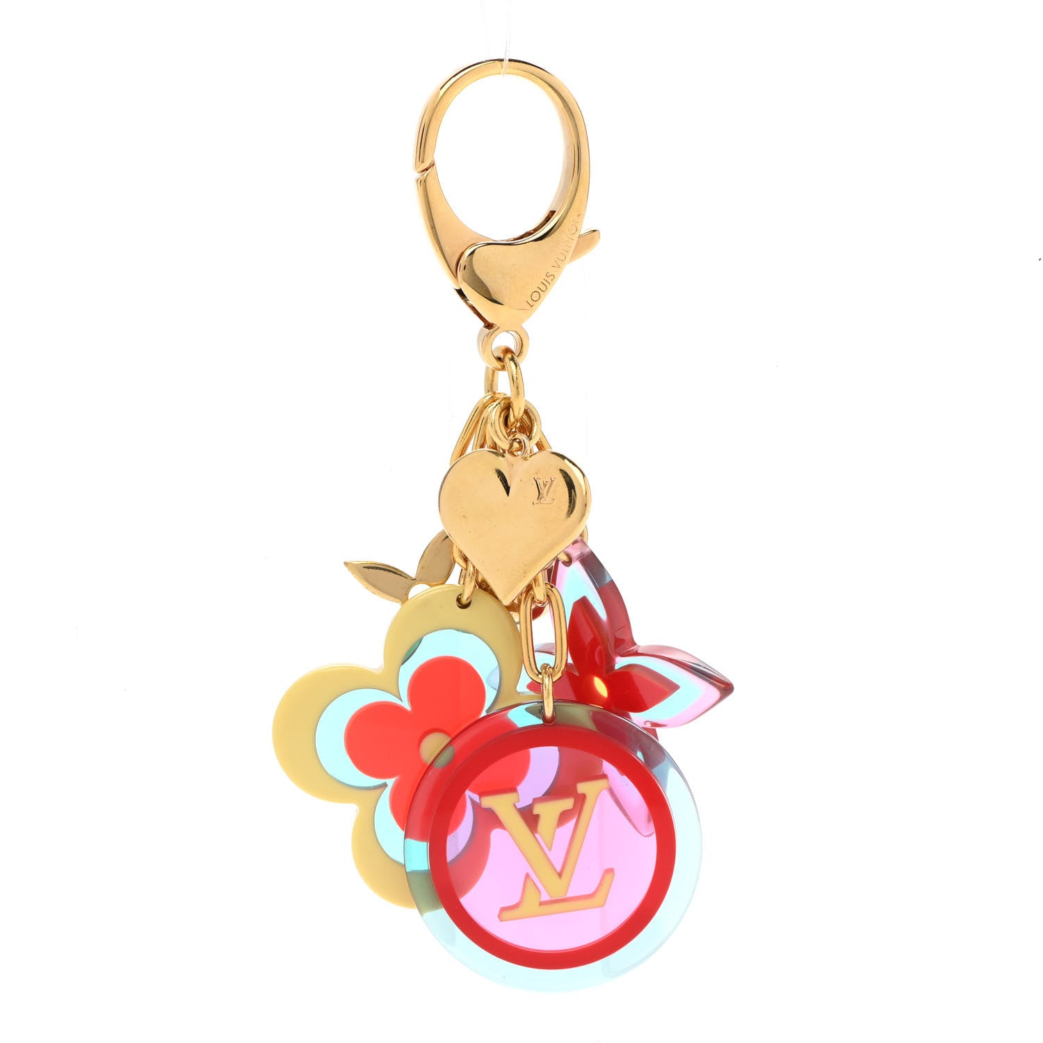 Louis Vuitton Resin Candy Fleurs Bag Charm Multicolor 1 of 4