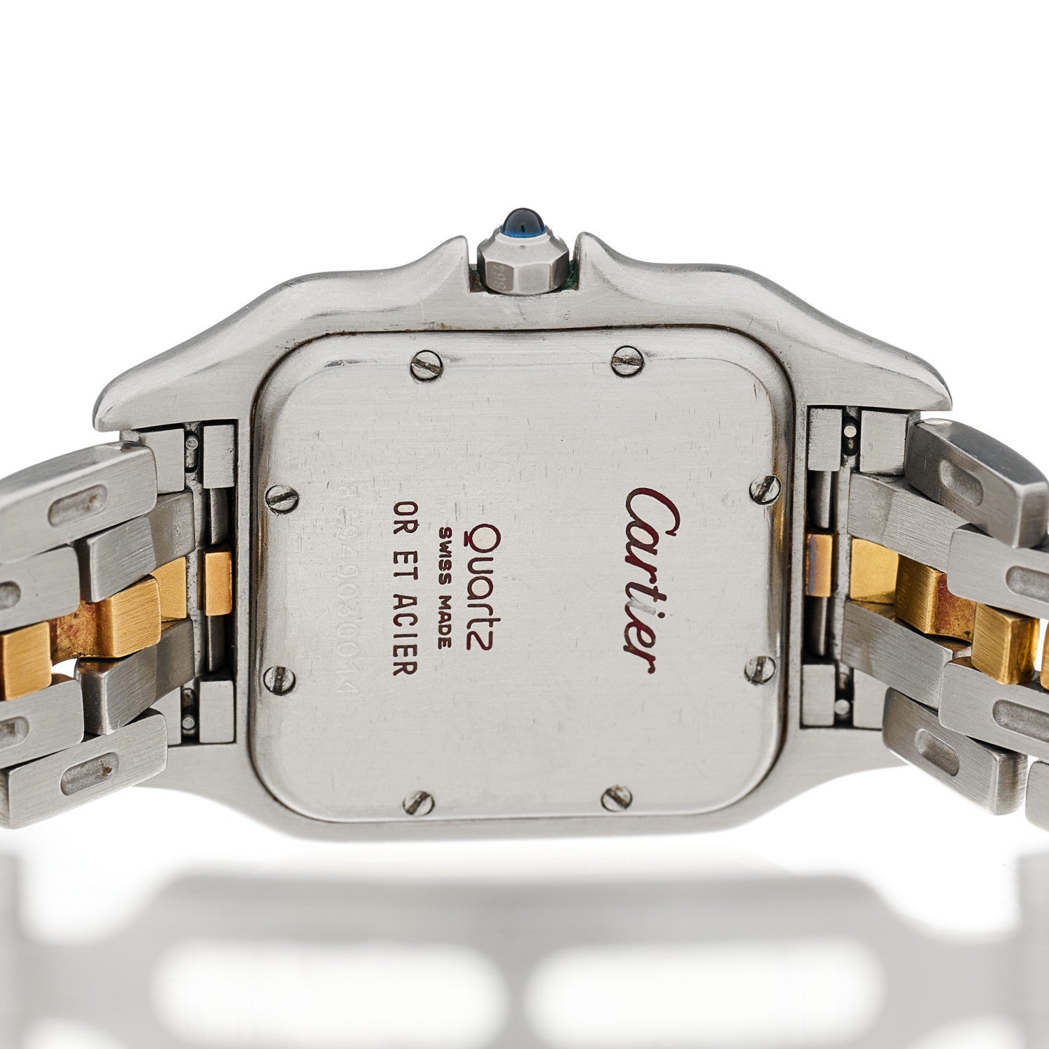 Cartier Stainless Steel 18K Yellow Gold 27mm Panthere Quartz Watch 3 of 4