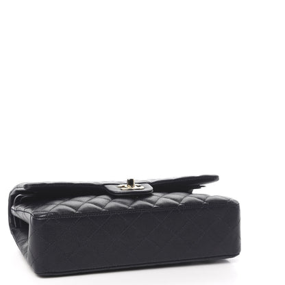 Chanel Caviar Quilted Medium Double Flap Navy 4 of 10