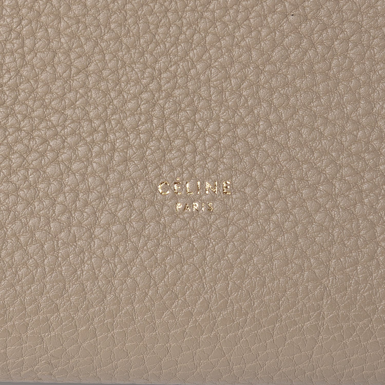 Celine Crisped Calfskin Medium Tie Knot Tote Light Taupe 8 of 14