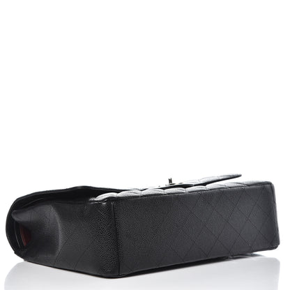 Chanel Caviar Quilted Maxi Double Flap Black 4 of 10