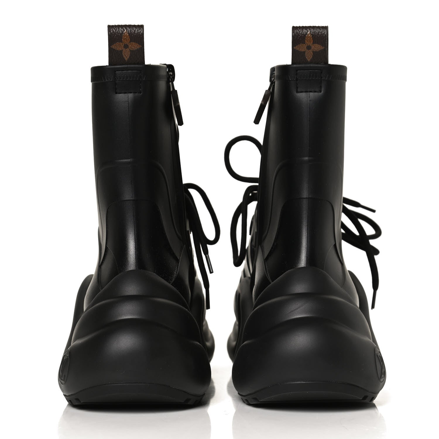 Louis Vuitton Mat Rubber Monogram LV Archlight Sneaker Boots 39 Black 6 of 10