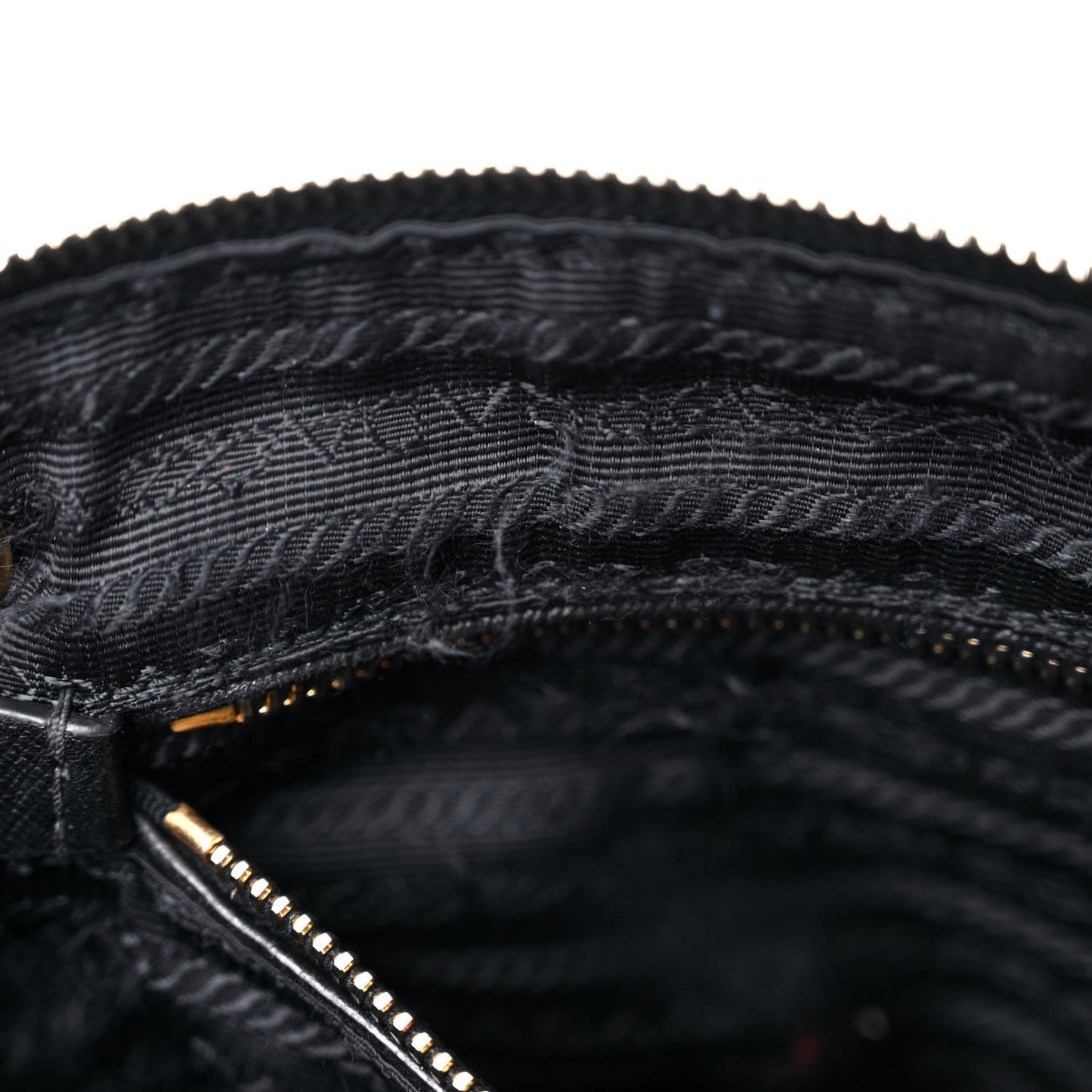 Nylon Tessuto Impuntu Quilted Flap Black