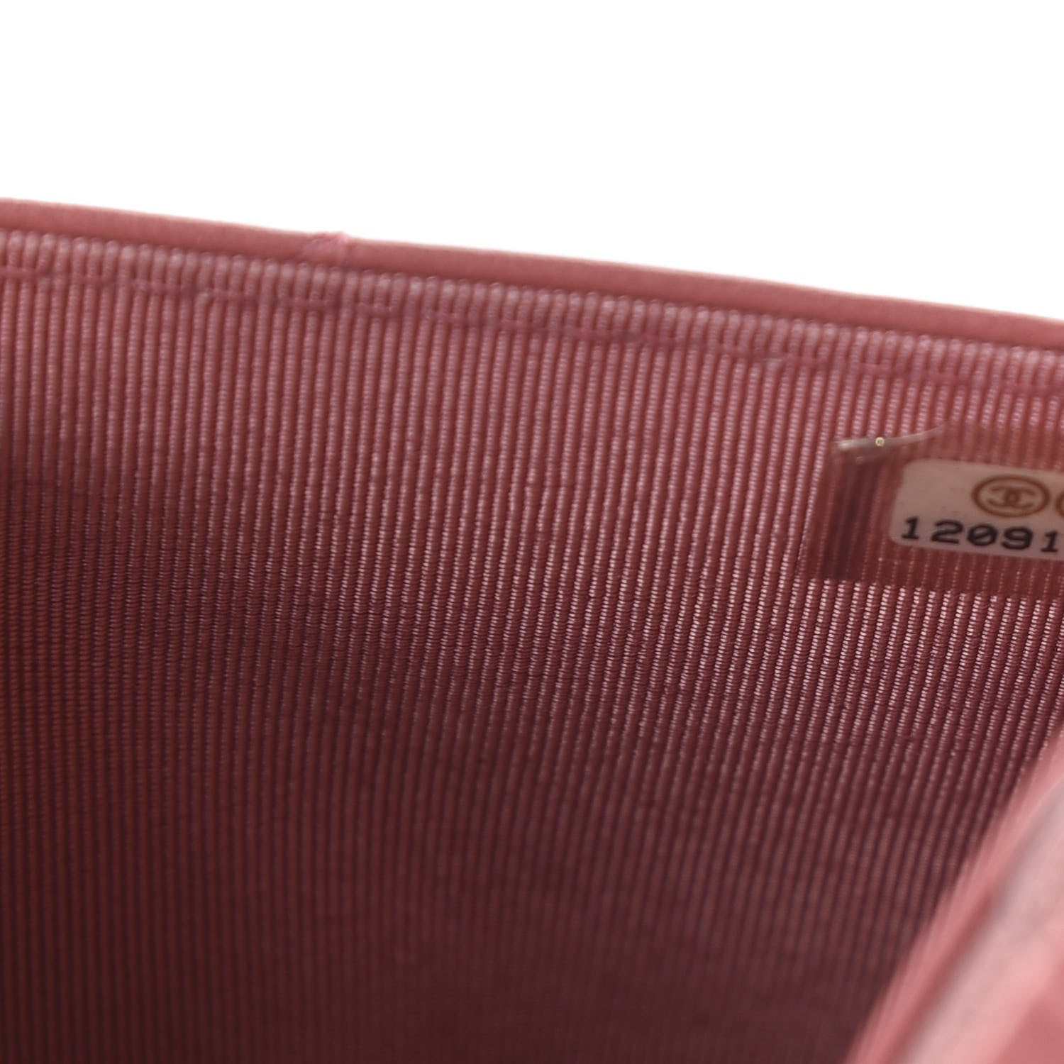 Chanel Lambskin Quilted Wallet On Chain WOC Pink 9 of 11