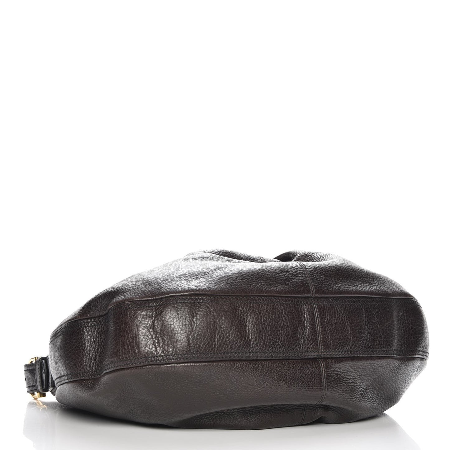 Calfskin Malika Hobo Dark Brown