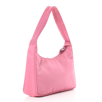 Prada Tessuto Nylon Mini Re-Edition 2000 Bag Begonia 3 of 14