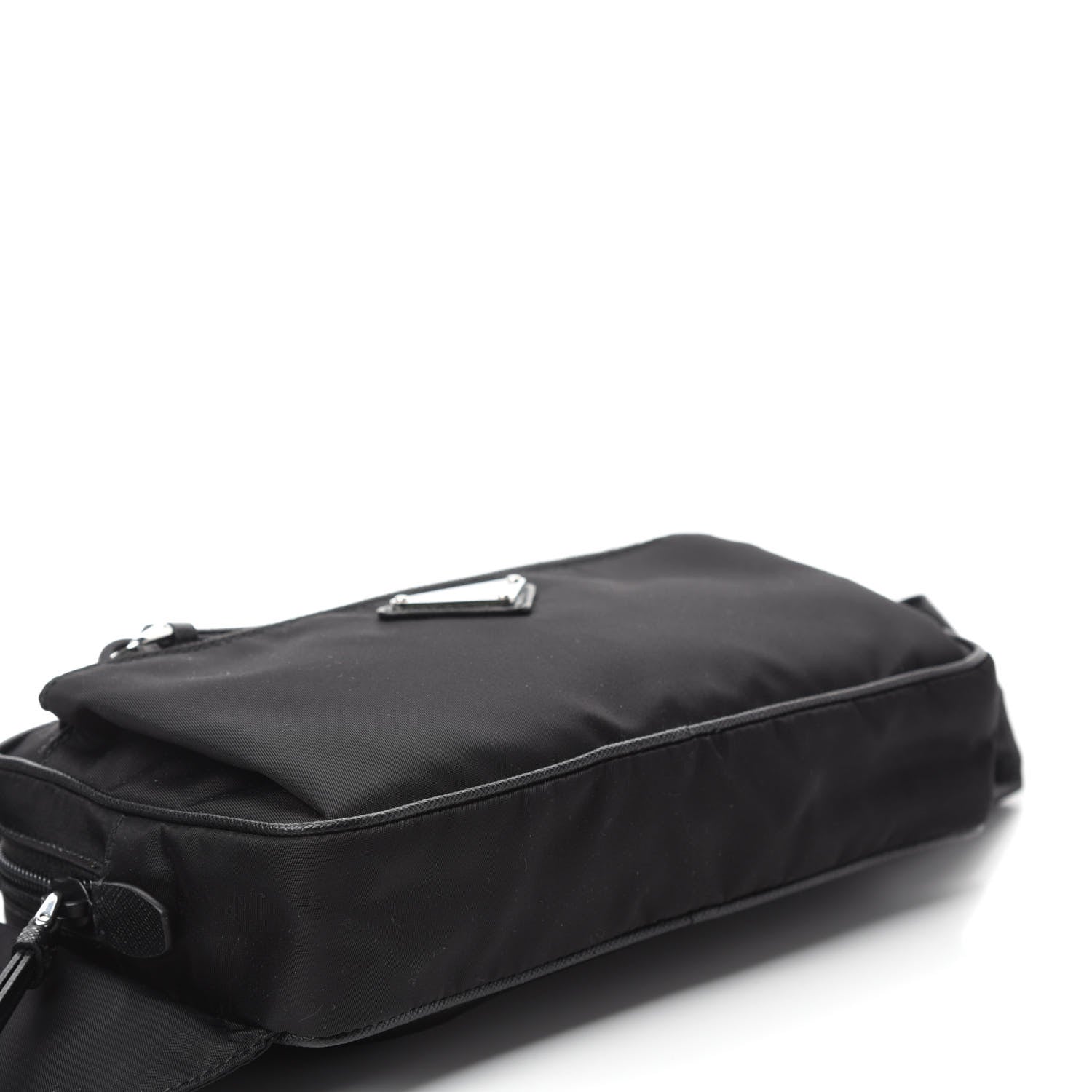 Prada Tessuto Nylon Saffiano Belt Bag Black 4 of 11