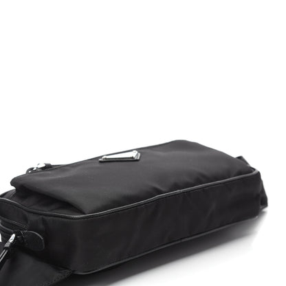 Prada Tessuto Nylon Saffiano Belt Bag Black 4 of 11
