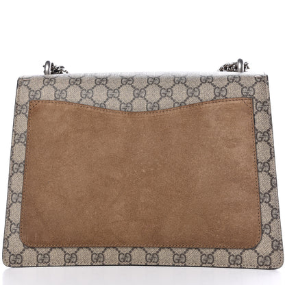 Gucci GG Supreme Monogram Medium Dionysus Shoulder Bag Taupe 8 of 10