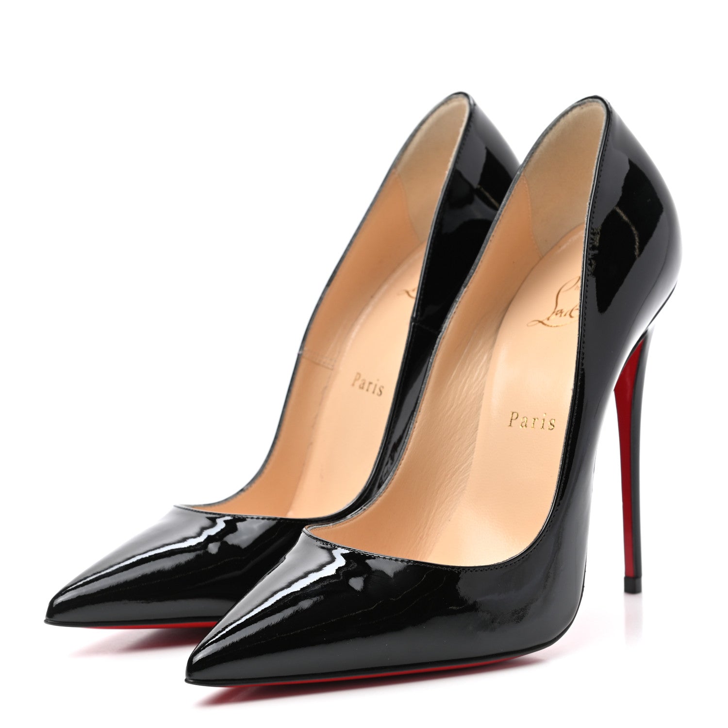 Christian Louboutin Patent So Kate 120 Pumps 39.5 Black 3 of 7